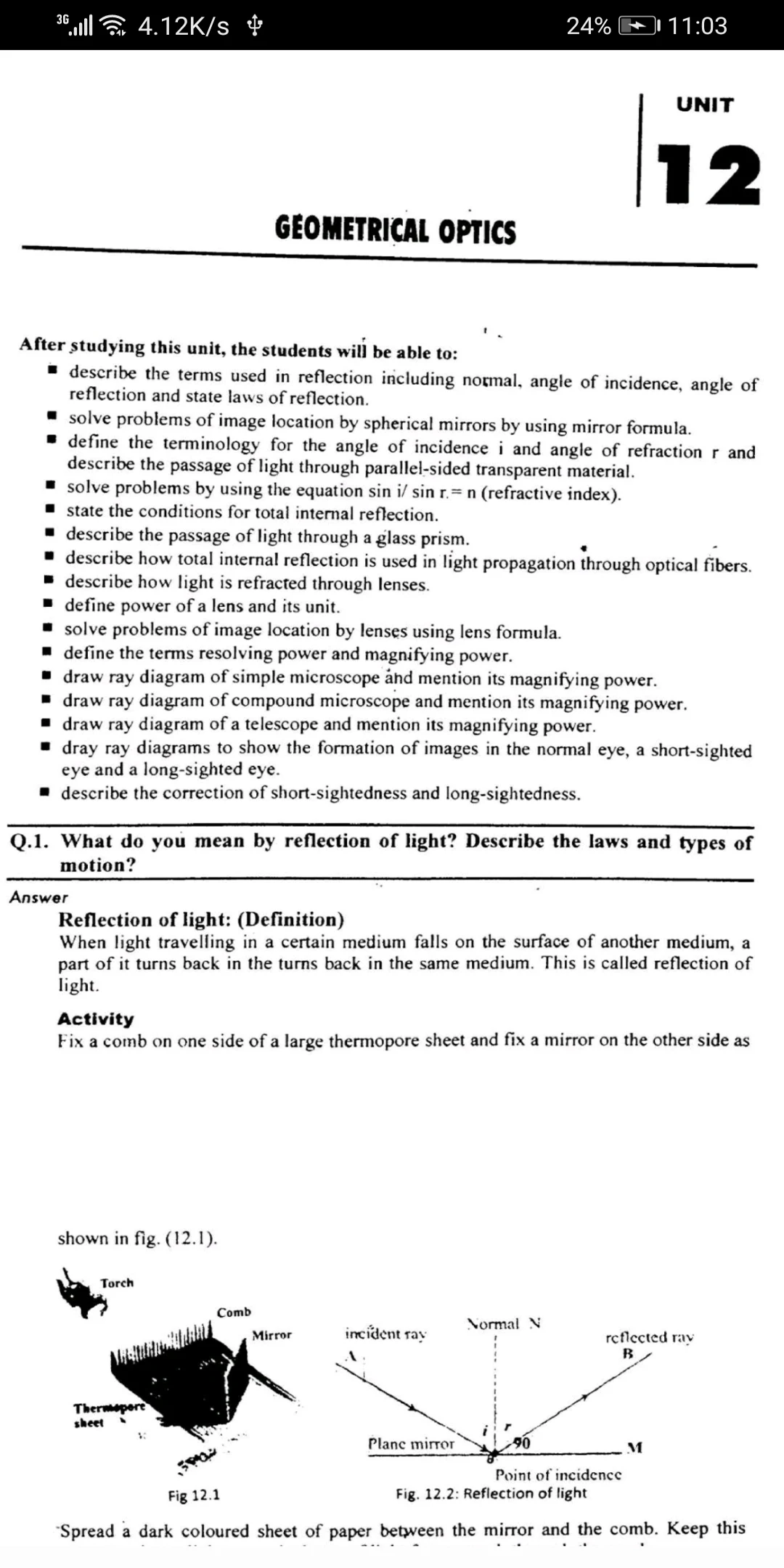 10th class physics notes screenshot